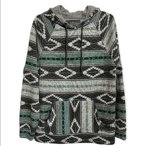 Brooklyn Cloth MFG. co. Men’s multicolored hoodie w/ kangaroo pockets medium.